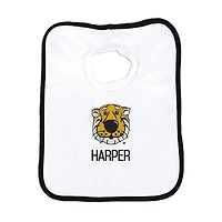 Infant Chad & Jake White Missouri Tigers Mascot Personalized Pullover Bib