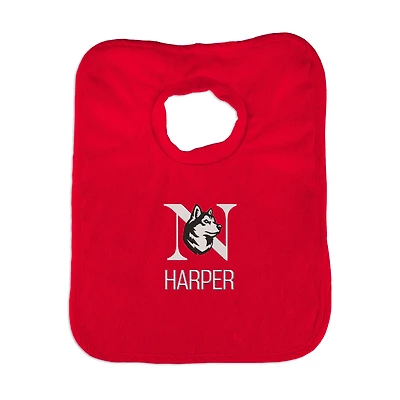 Infant Chad & Jake Northeastern Huskies Primary Personalized Pullover Bib