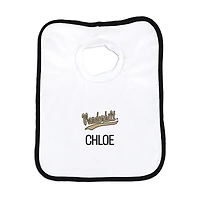 Infant Chad & Jake White Vanderbilt Commodores Wordmark Personalized Pullover Bib