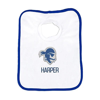 Infant Chad & Jake Seton Hall Pirates Primary Personalized Pullover Bib
