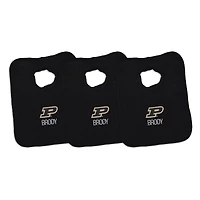 Infant Chad & Jake Purdue Boilermakers Primary Personalized 3-Pack Pullover Bib Set