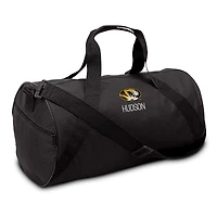 Chad & Jake Black Missouri Tigers Primary Personalized Duffel Bag