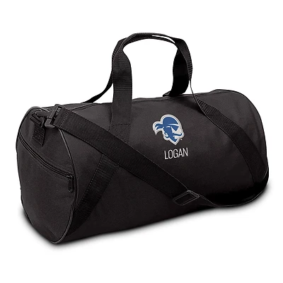 Chad & Jake Black Seton Hall Pirates Primary Personalized Duffel Bag