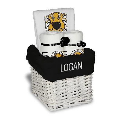 Chad & Jake White Missouri Tigers Mascot Personalized Small Gift Basket