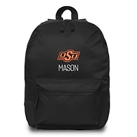Chad & Jake Black Oklahoma State Cowboys Primary Personalized Backpack