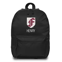 Chad & Jake Black Fordham Rams Primary Personalized Backpack