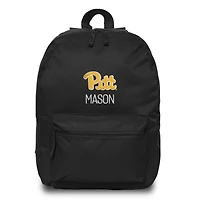 Chad & Jake Black Pitt Panthers Primary Personalized Backpack