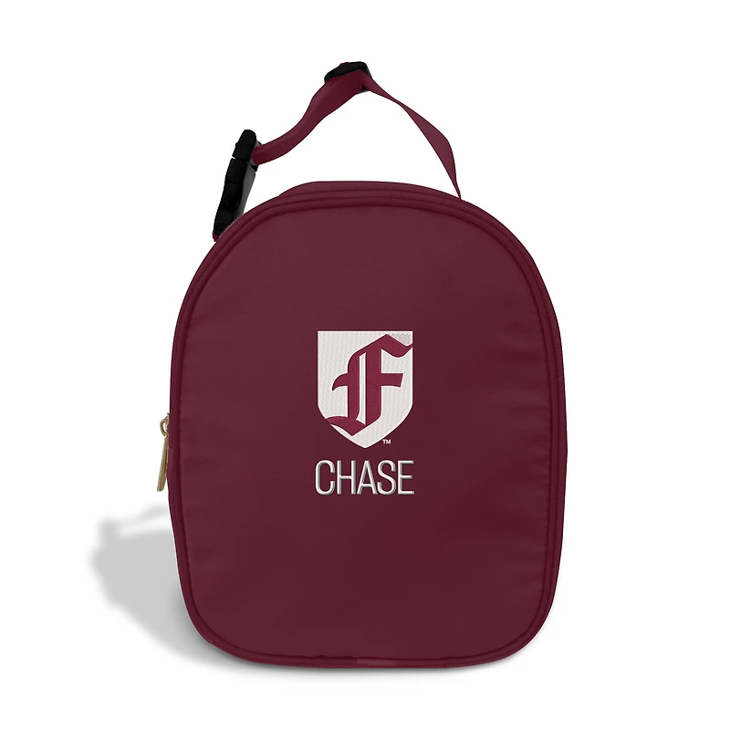 Chad & Jake Maroon Fordham Rams Primary Personalized Insulated Bag