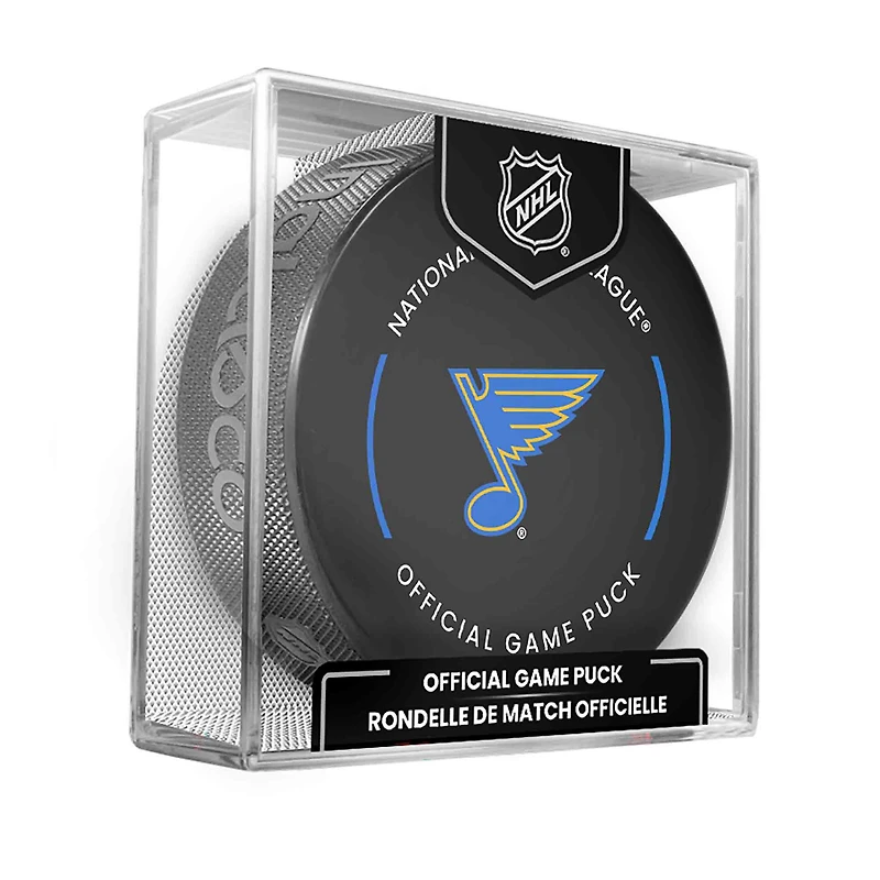 St. Louis Blues Inglasco 2025-26 Season Official Game Puck
