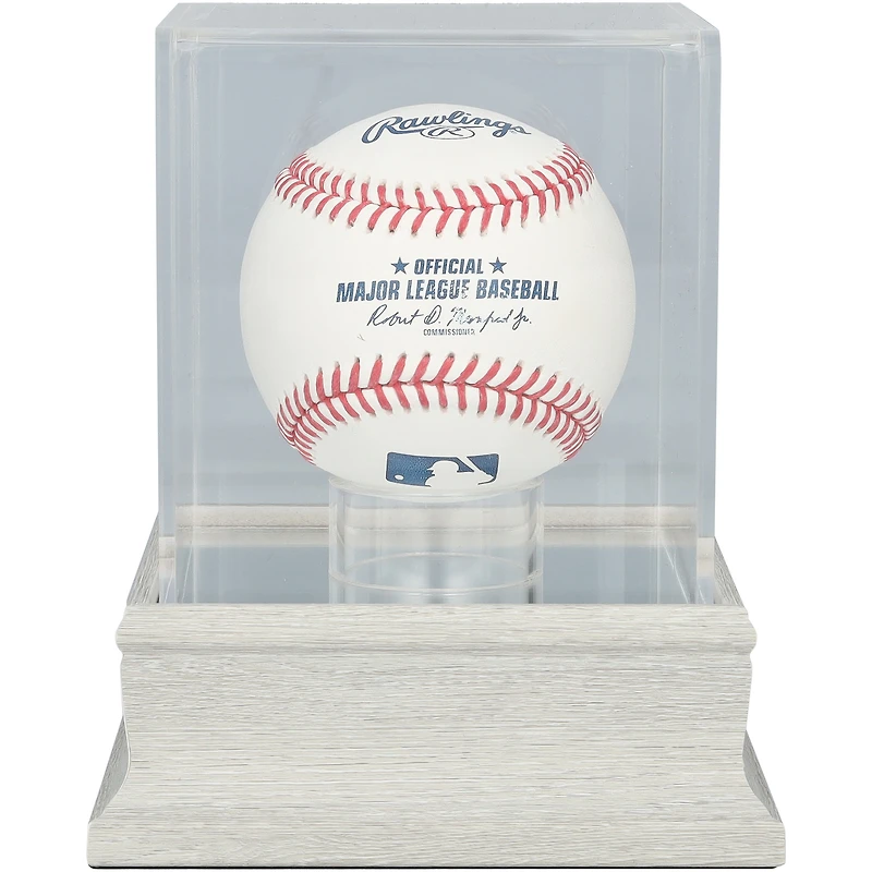 Slate Gray Baseball Display Case - UV Protected