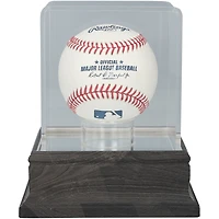 Charcoal Baseball Display Case - UV Protected