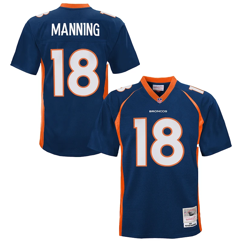 Youth Mitchell & Ness Peyton Manning Navy Denver Broncos 2015 Retired Player Legacy Jersey