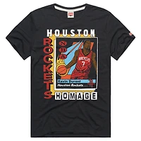 Unisex Homage Kevin Durant Charcoal Houston Rockets Trading Card Tri-Blend T-Shirt