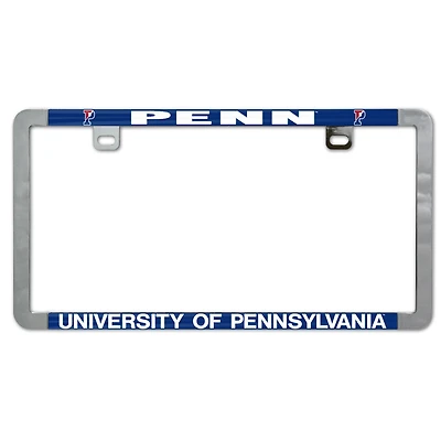 WinCraft Pennsylvania Quakers Thin Rim License Plate Frame