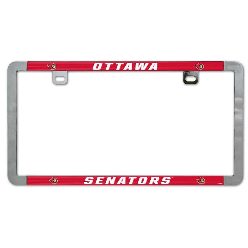 WinCraft Ottawa Senators Thin Rim License Plate Frame