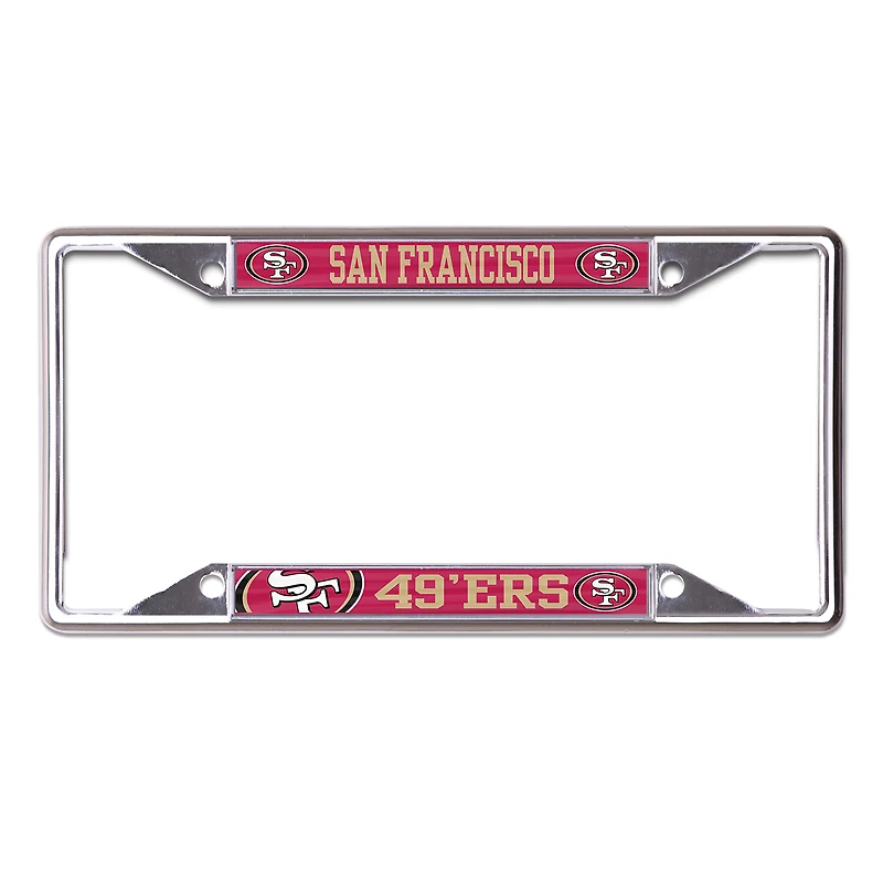 WinCraft San Francisco 49ers Metal License Plate Frame
