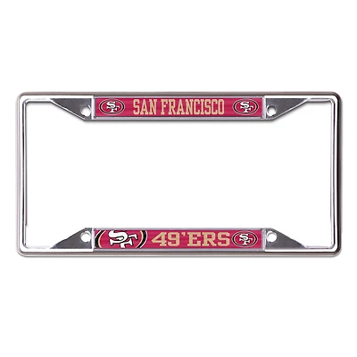 WinCraft San Francisco 49ers Metal License Plate Frame