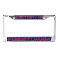 WinCraft Pennsylvania Quakers Laser Cut Metal License Plate Frame