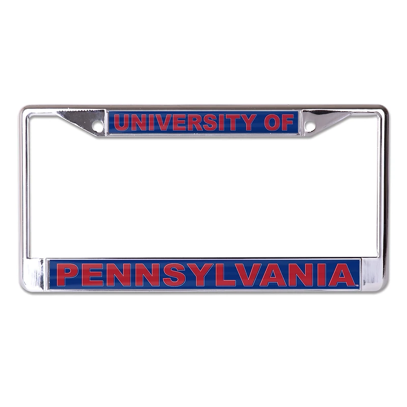 WinCraft Pennsylvania Quakers Laser Cut Metal License Plate Frame