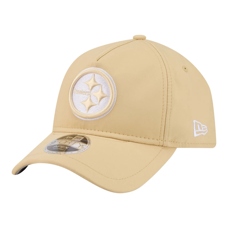 Men's New Era  Tan Pittsburgh Steelers Apex 9FORTY Adjustable Hat