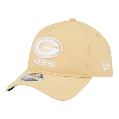 Men's New Era  Tan Green Bay Packers Apex 9FORTY Adjustable Hat