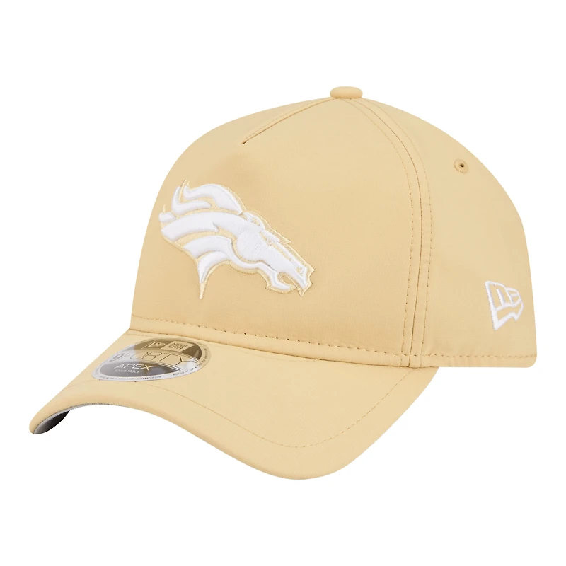Men's New Era  Tan Denver Broncos Apex 9FORTY Adjustable Hat