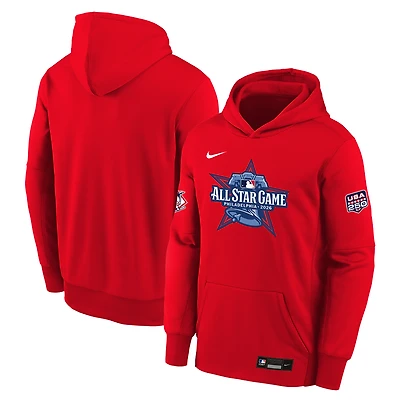 Youth Nike Red National League 2026 MLB All-Star Game Therma-FIT Hoodie
