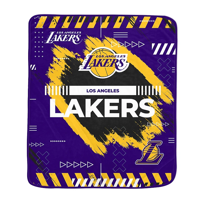 Pegasus Los Angeles Lakers 50" x 60" Game Tech Ultra Soft Blanket