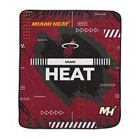 Pegasus Miami Heat 50" x 60" Game Tech Ultra Soft Blanket
