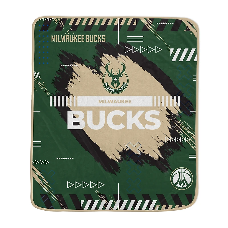 Pegasus Milwaukee Bucks 50" x 60" Game Tech Ultra Soft Blanket