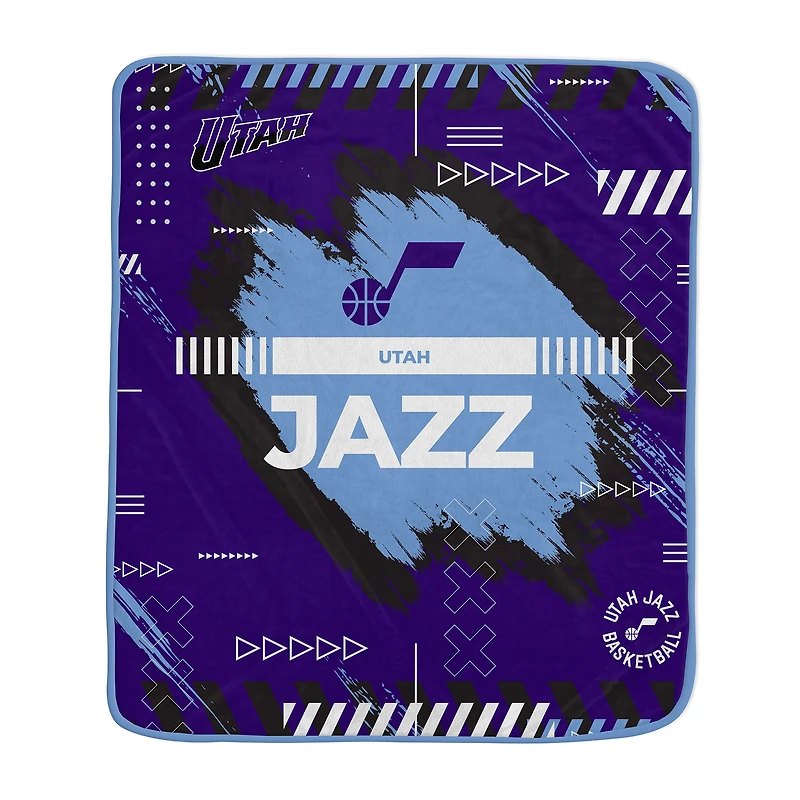 Pegasus Utah Jazz 50" x 60" Game Tech Ultra Soft Blanket