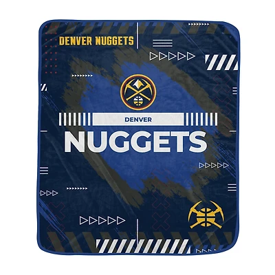 Pegasus Denver Nuggets 50" x 60" Game Tech Ultra Soft Blanket
