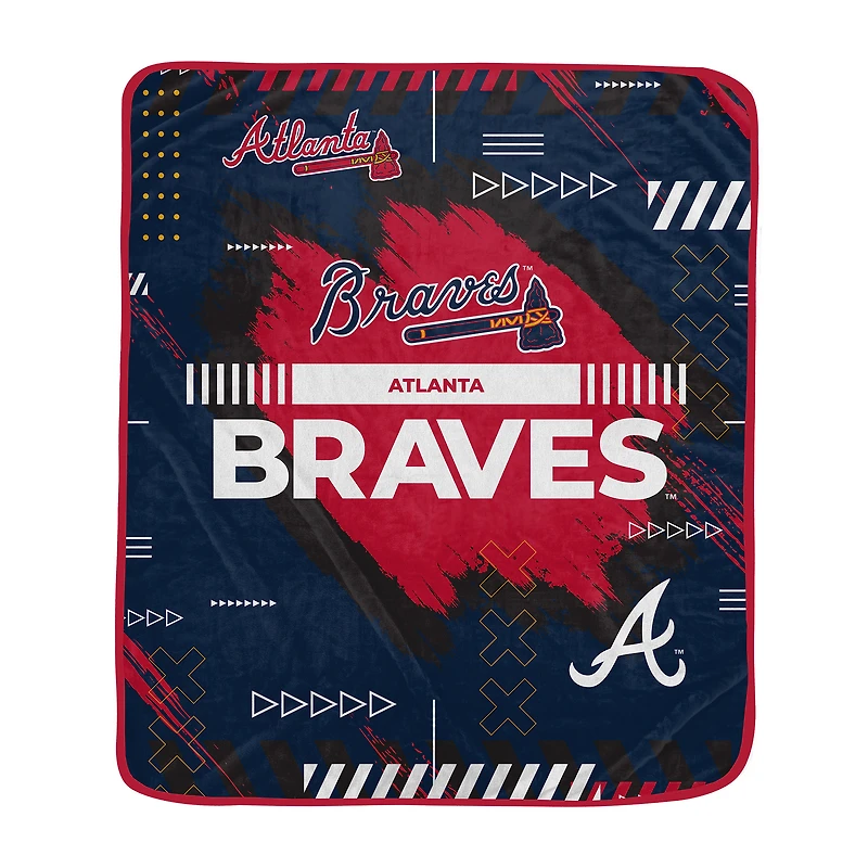 Pegasus Atlanta Braves 60" x 72" Game Tech Ultra Cozy Blanket
