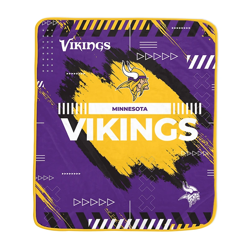 Pegasus Minnesota Vikings 60" x 72" Game Tech Ultra Cozy Blanket