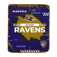 Pegasus Baltimore Ravens 60" x 72" Game Tech Ultra Cozy Blanket