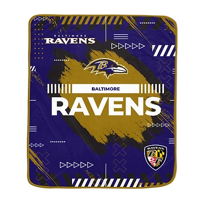 Pegasus Baltimore Ravens 60" x 72" Game Tech Ultra Cozy Blanket