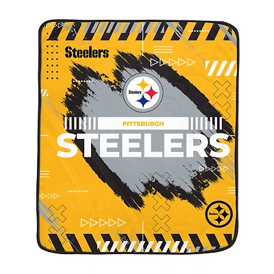 Pegasus Pittsburgh Steelers 60" x 72" Game Tech Ultra Cozy Blanket