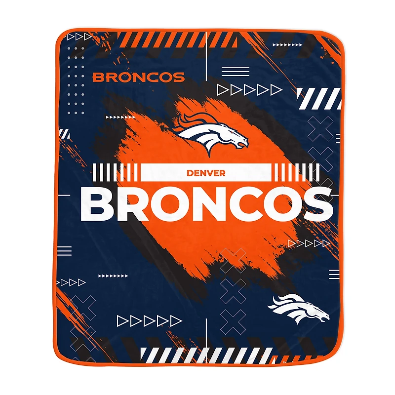 Pegasus Denver Broncos 60" x 72" Game Tech Ultra Cozy Blanket