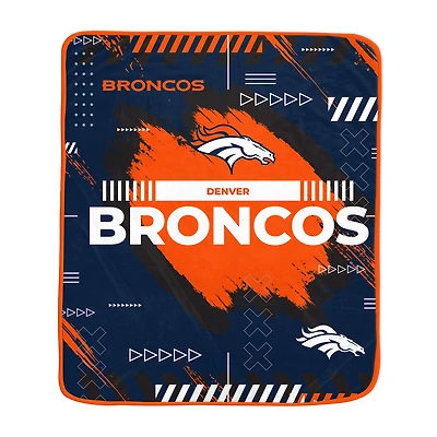 Pegasus Denver Broncos 60" x 72" Game Tech Ultra Cozy Blanket