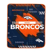 Pegasus Denver Broncos 60" x 72" Game Tech Ultra Cozy Blanket