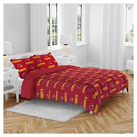 Pegasus Kansas City Chiefs Home Field Three-Piece Queen Bed in a Bag Set