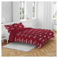 Pegasus Alabama Crimson Tide Home Field Three-Piece Queen Bed in a Bag Set