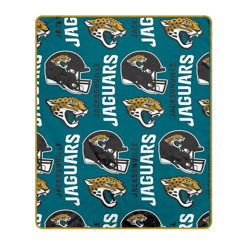 Pegasus Jacksonville Jaguars 50" x 60" Homefield Stacked Logos Ultra Soft Blanket