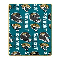 Pegasus Jacksonville Jaguars 50" x 60" Homefield Stacked Logos Ultra Soft Blanket