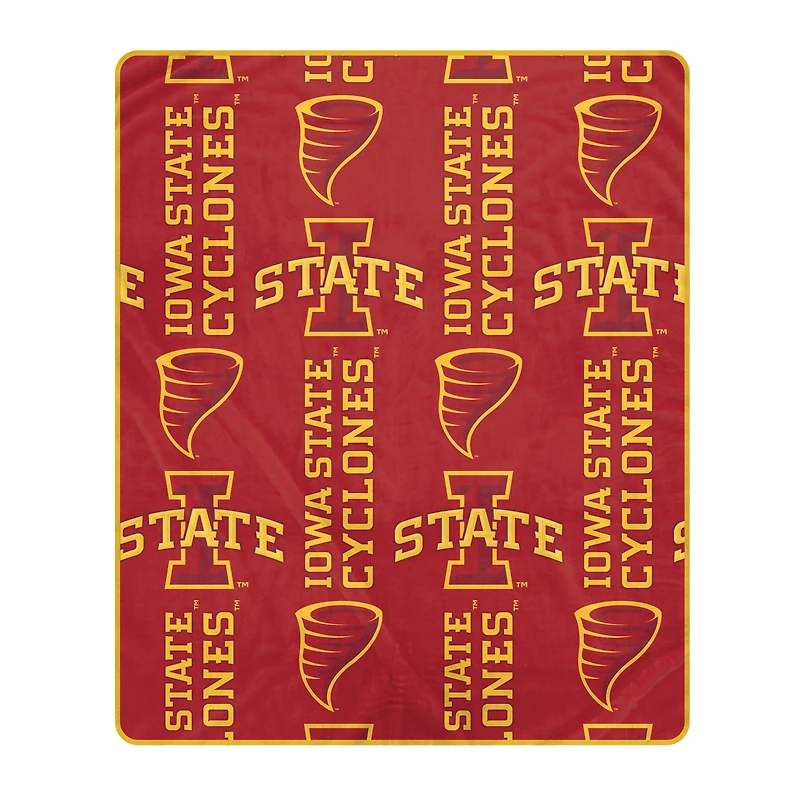 Pegasus Iowa State Cyclones 50" x 60" Homefield Stacked Logos Ultra Soft Blanket
