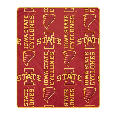 Pegasus Iowa State Cyclones 50" x 60" Homefield Stacked Logos Ultra Soft Blanket