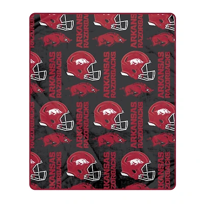 Pegasus Arkansas Razorbacks 50" x 60" Homefield Stacked Logos Ultra Soft Blanket
