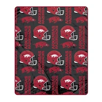 Pegasus Arkansas Razorbacks 50" x 60" Homefield Stacked Logos Ultra Soft Blanket