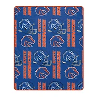 Pegasus Boise State Broncos 50" x 60" Homefield Stacked Logos Ultra Soft Blanket