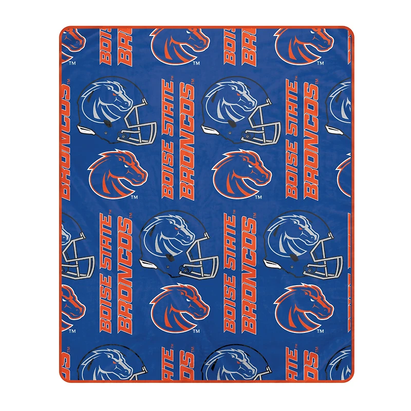 Pegasus Boise State Broncos 50" x 60" Homefield Stacked Logos Ultra Soft Blanket